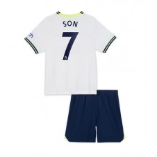 Tottenham Hotspur Son Heung-min #7 Hjemmedraktsett Barn 2022-23 Kortermet (+ korte bukser)